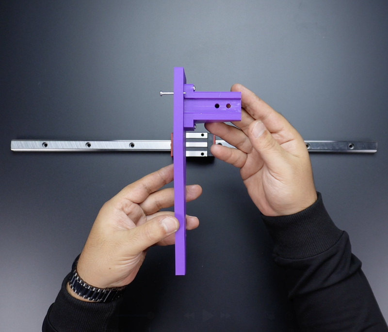 Assembling the X-axis