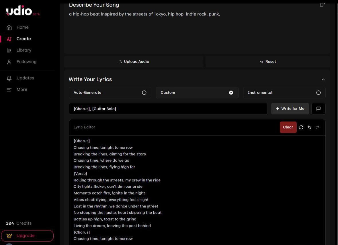 Создай хит за 5 минут: как бесплатно сгенерировать песню с нейросетью Udio - 13 Создай хит за 5 минут: как бесплатно сгенерировать песню с нейросетью Udio - 13