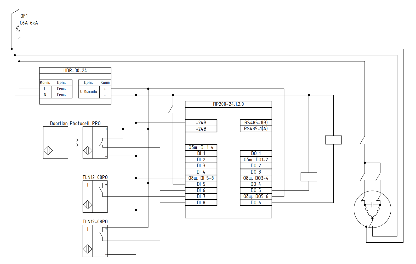 Получилась такая вот схема