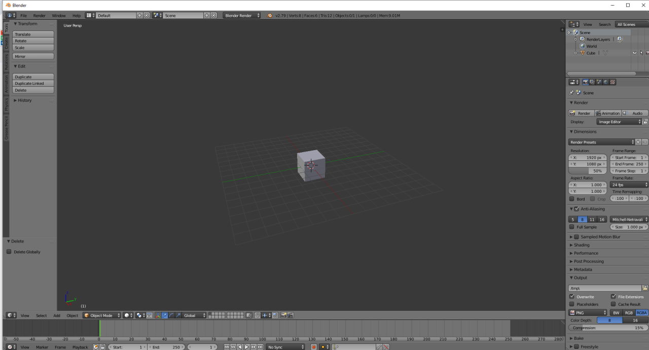 Всё начинается с кубика...