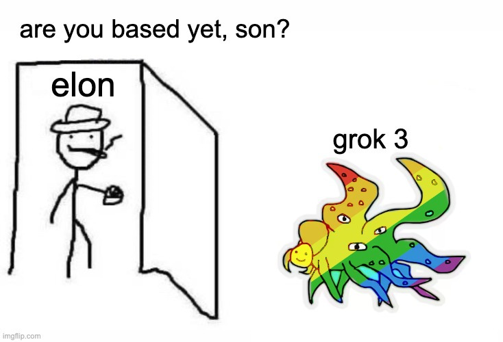 В Твиттере кто-то прокомментировал это всё так: «А чего еще он ожидал? Как и всякий ребёнок Маска, Грок его терпеть не может!»