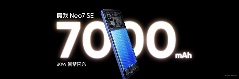 &laquo;Титановый&raquo; аккумулятор 7000 мАч, защита IP69, мощная SoC Dimensity 8400-MAX, тонкий корпус &mdash; недорого. Представлен Realme Neo7 SE