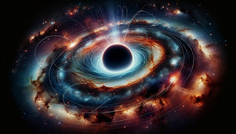 Китайские астрофизики раскрыли сложную динамику газа в активных галактических ядрах