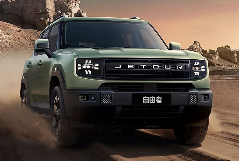 Квадратный дизайн, полный привод, 2,0-литровый мотор, 8-ступенчатый &laquo;автомат&raquo;, пожизненная гарантия. Бензиновый Jetour T1 выходит на рынок 7 марта &mdash; этот внедорожник приедет в Россию