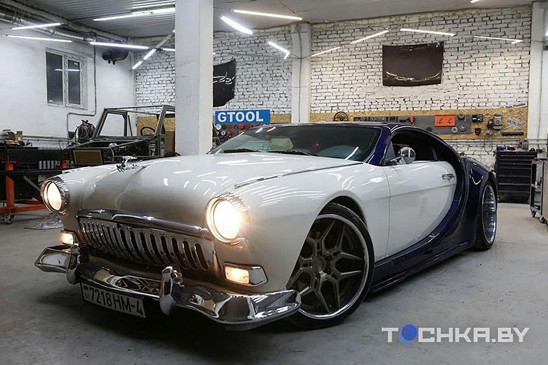 Была &laquo;Волга&raquo;, стала &mdash; &laquo;Волгатти&raquo;. В Белоруссии классической &laquo;Волге&raquo; пересадили мотор V8 от BMW, а сама машина стала похожа на Bugatti Chiron