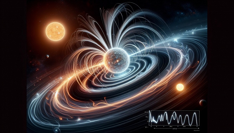 Астрономы обнаружили сложную структуру излучения в катаклизмической переменной GK Персея