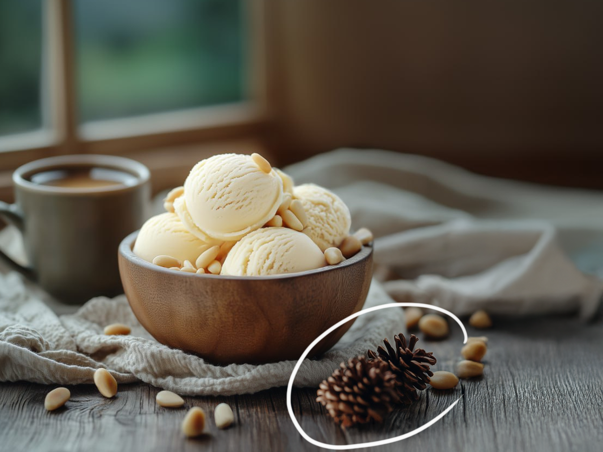 Используем генерацию из Midjourney с каким-то шишечным мутантом. Его ценность в ракурсе и перспективе, он приемлемо лежит в композиции.