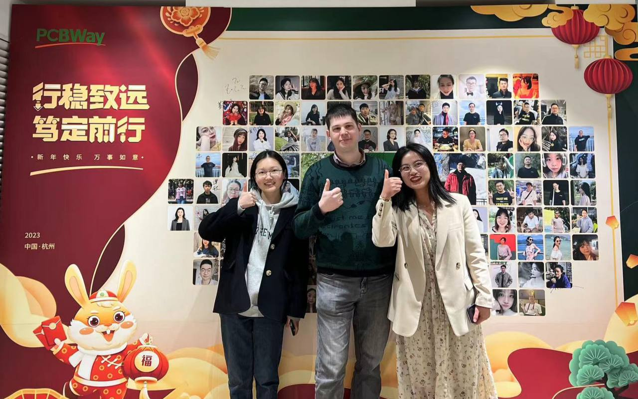 В офисе PCBWay, г. Ханчжоу В офисе PCBWay, г. Ханчжоу