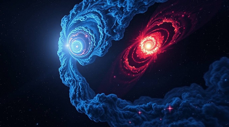 Вода во Вселенной могла появиться всего через 100 миллионов лет после Большого взрыва