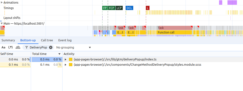 Рис. 3 - Отсутствие компонента при использовании dynamic import