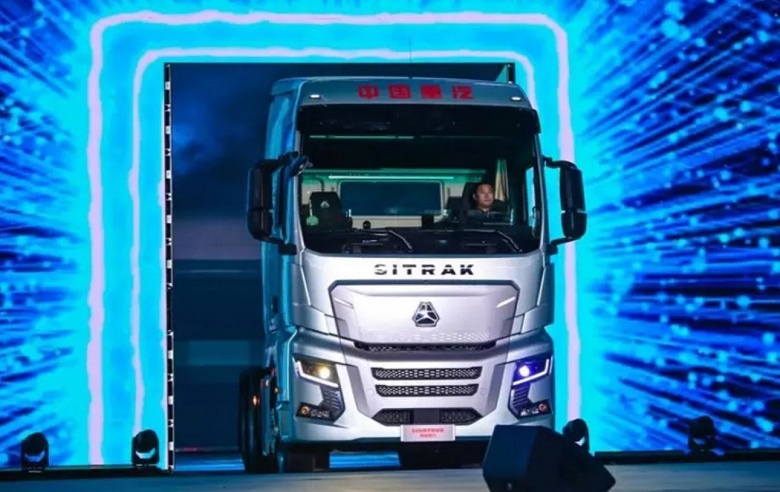 КамАЗ, подвинься. В Россию едет китайский «Король дорог» с мотором мощностью 840 л.с. — это Sitrak С9H - 1 КамАЗ, подвинься. В Россию едет китайский «Король дорог» с мотором мощностью 840 л.с. — это Sitrak С9H