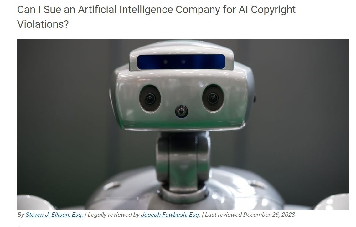 Можно ли привлечь ИИ к ответственности за нарушение авторских прав? - 4