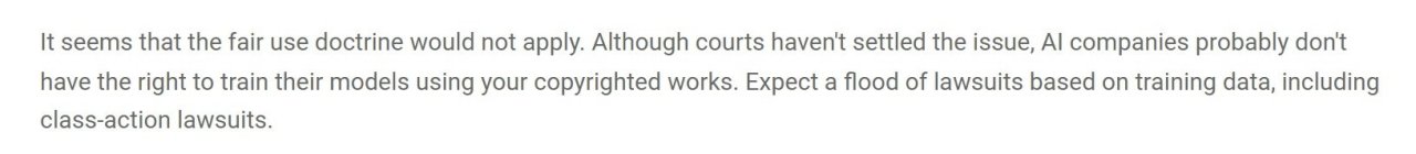 Можно ли привлечь ИИ к ответственности за нарушение авторских прав? - 5