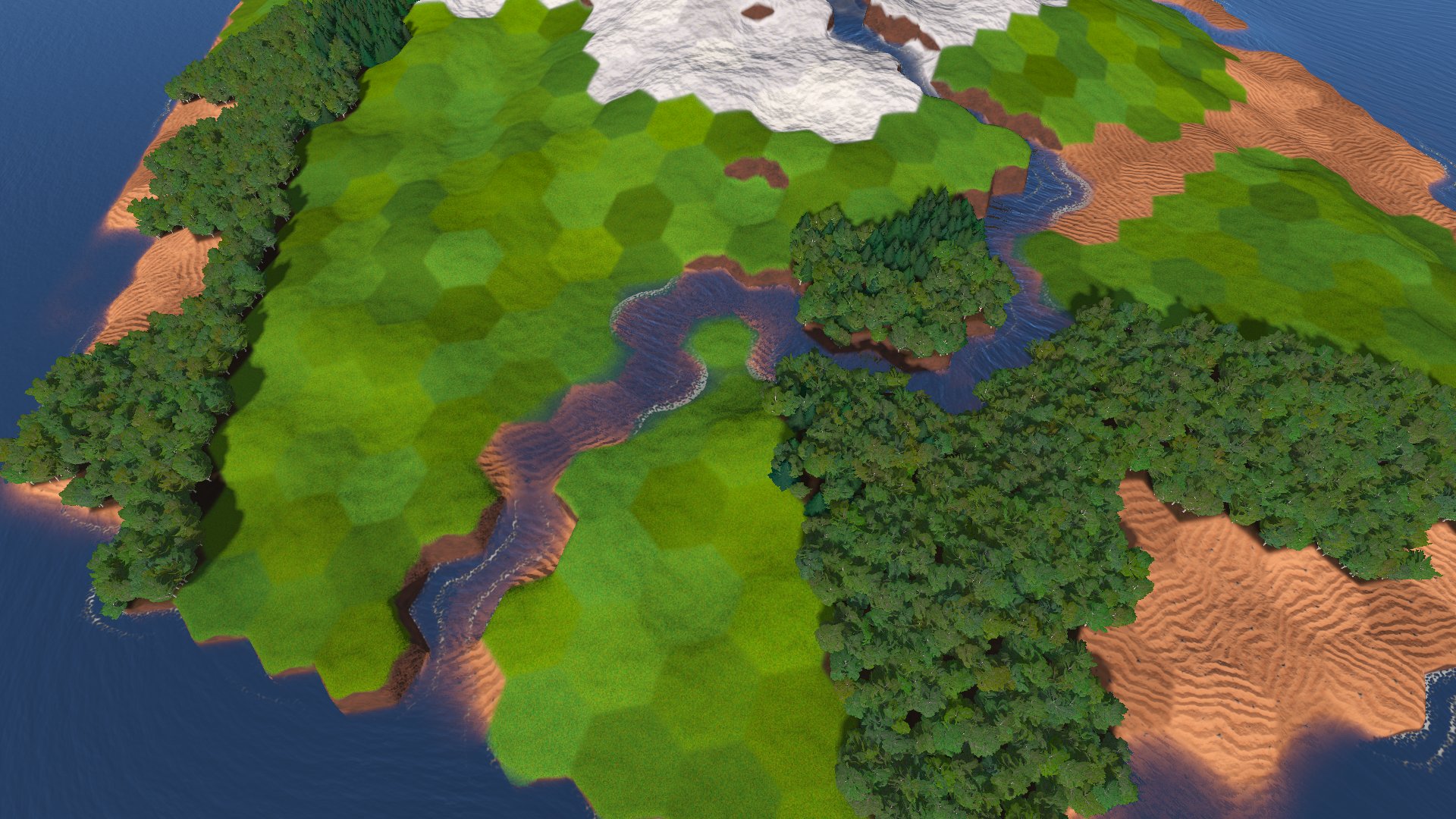 Симуляция воды над рельефом - 3 Симуляция воды над рельефом - 3