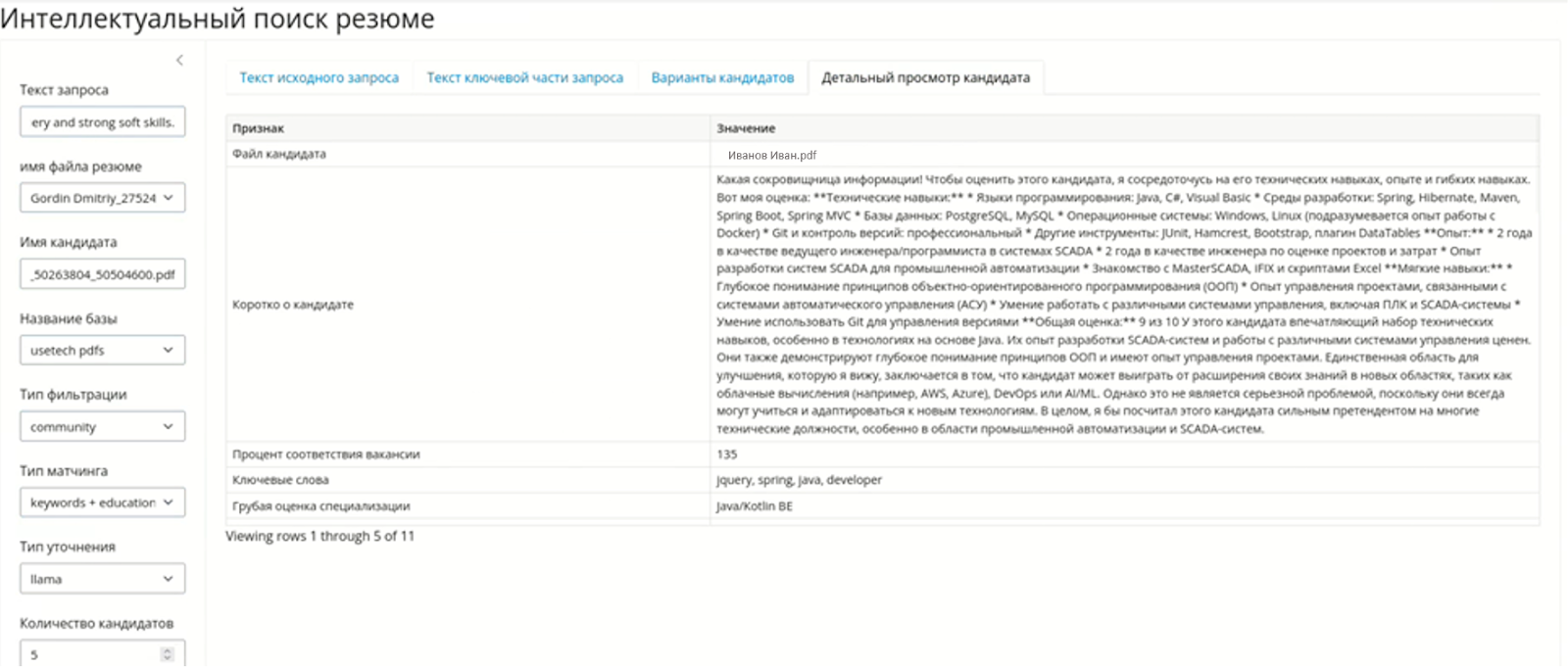 Вжух и идеальный кандидат найден: как мы сделали ИИ-сервис для рекрутеров - 6