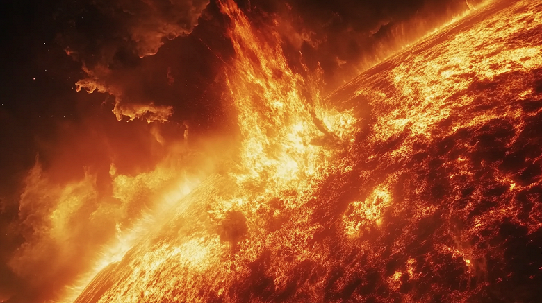 Мощная вспышка зафиксирована на Солнце - 1 Мощная вспышка зафиксирована на Солнце