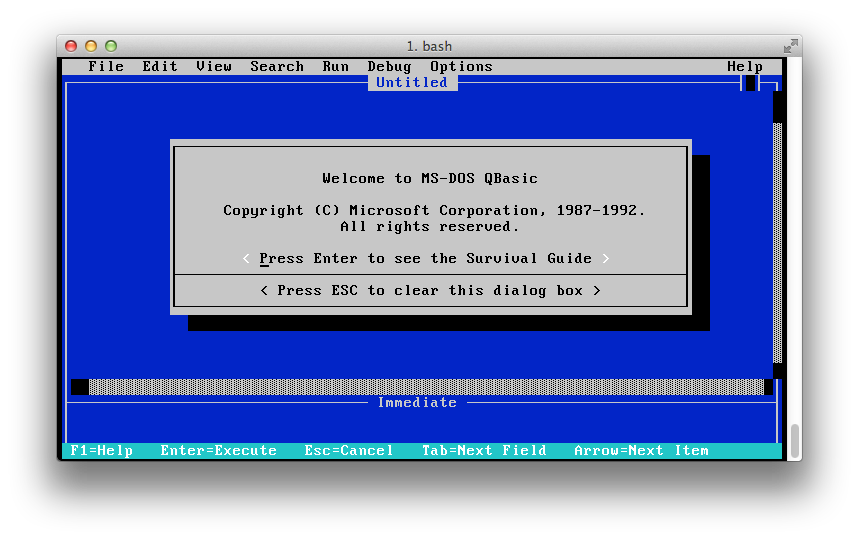 QBasic, достаточно свежий