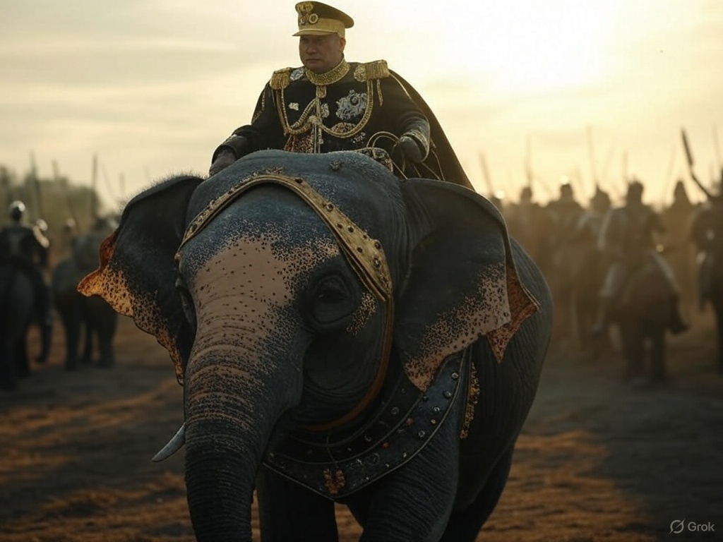 Лидер в авангарде на поле битвы, ему неведом страх