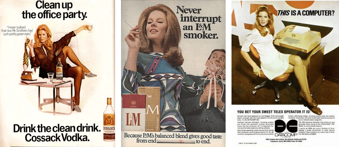 Западная реклама 60-80-х годов