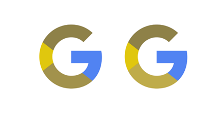 до и после изменения контраста