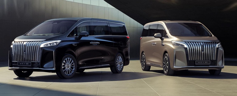 Аналоги Toyota Alphard и Lexus TX, только гораздо дешевле: полноприводные минивэн Wey 80 и кроссовер Wey 07 стали доступнее на 150-500 тыс. рублей