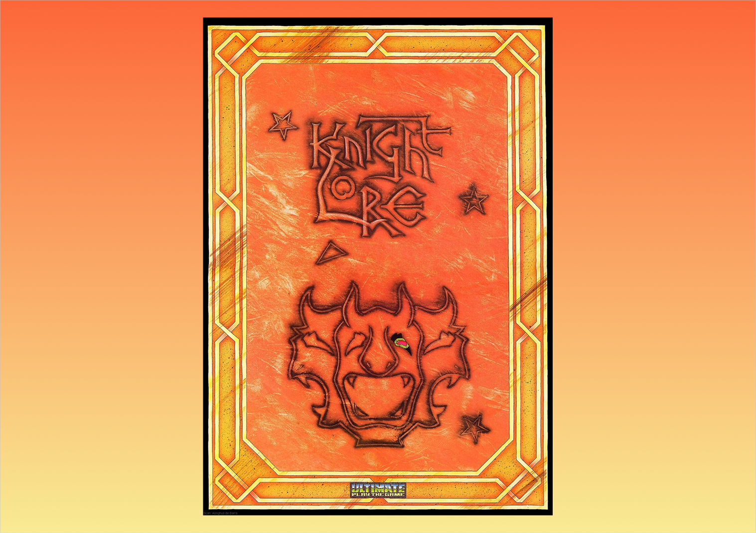 Официальный постер Knight Lore. Источник