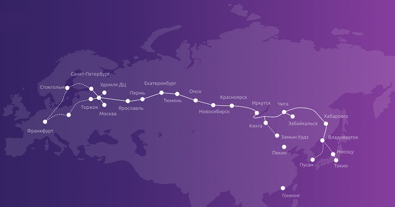 Магистральная линия связи нового поколения Tea Next выходит за пределы России