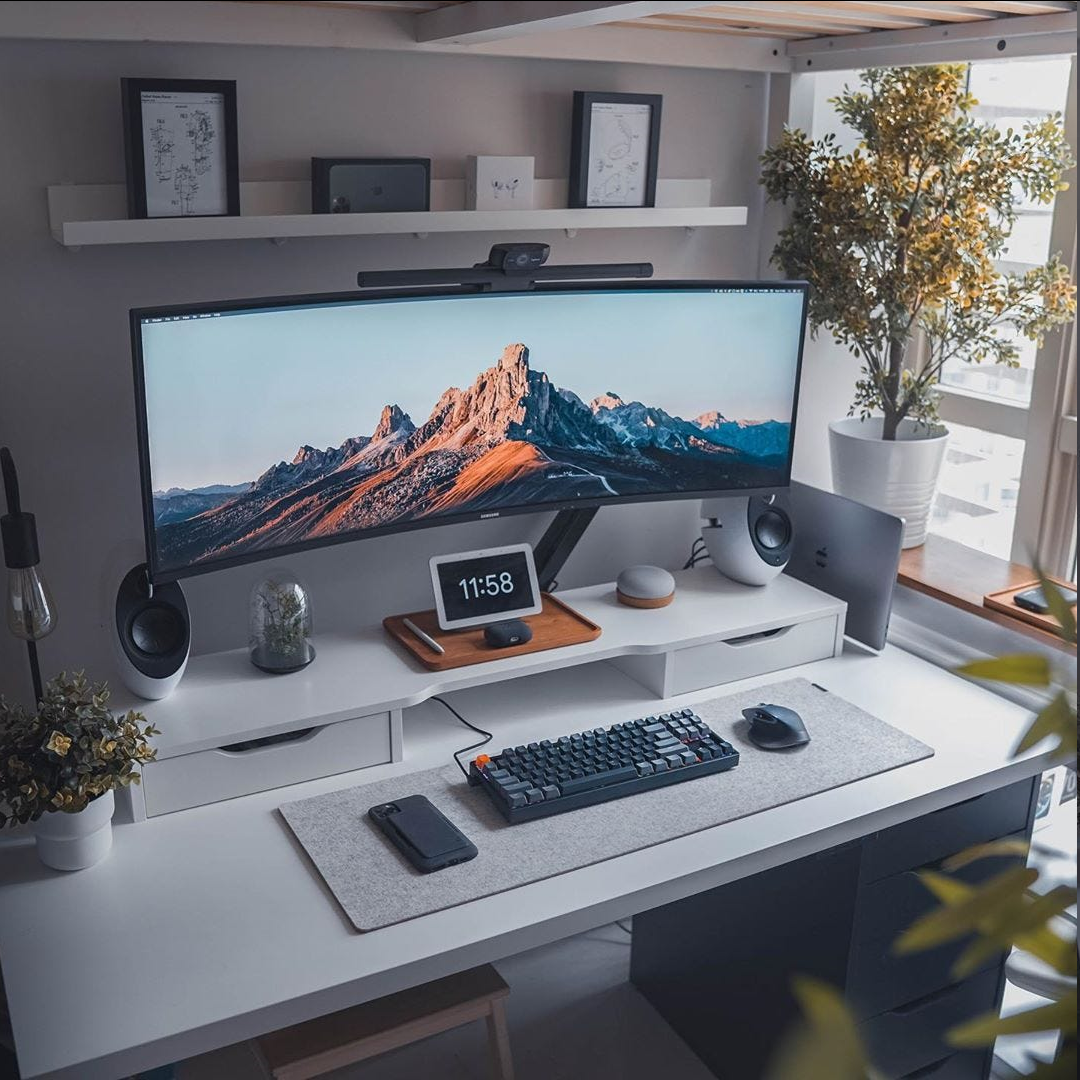 Незахламленное рабочее пространство