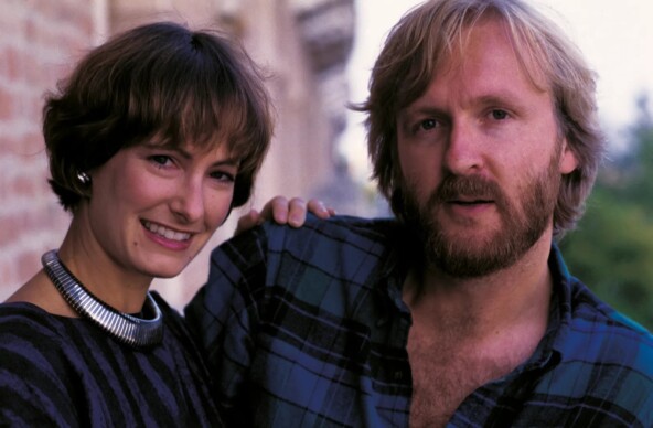 <p> Гейл Энн Хёрд и Джеймс Кэмерон, 1986 год</p>