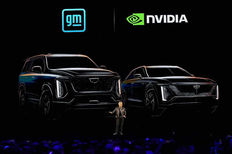 General Motors переходит на чипы и программное обеспечение Nvidia