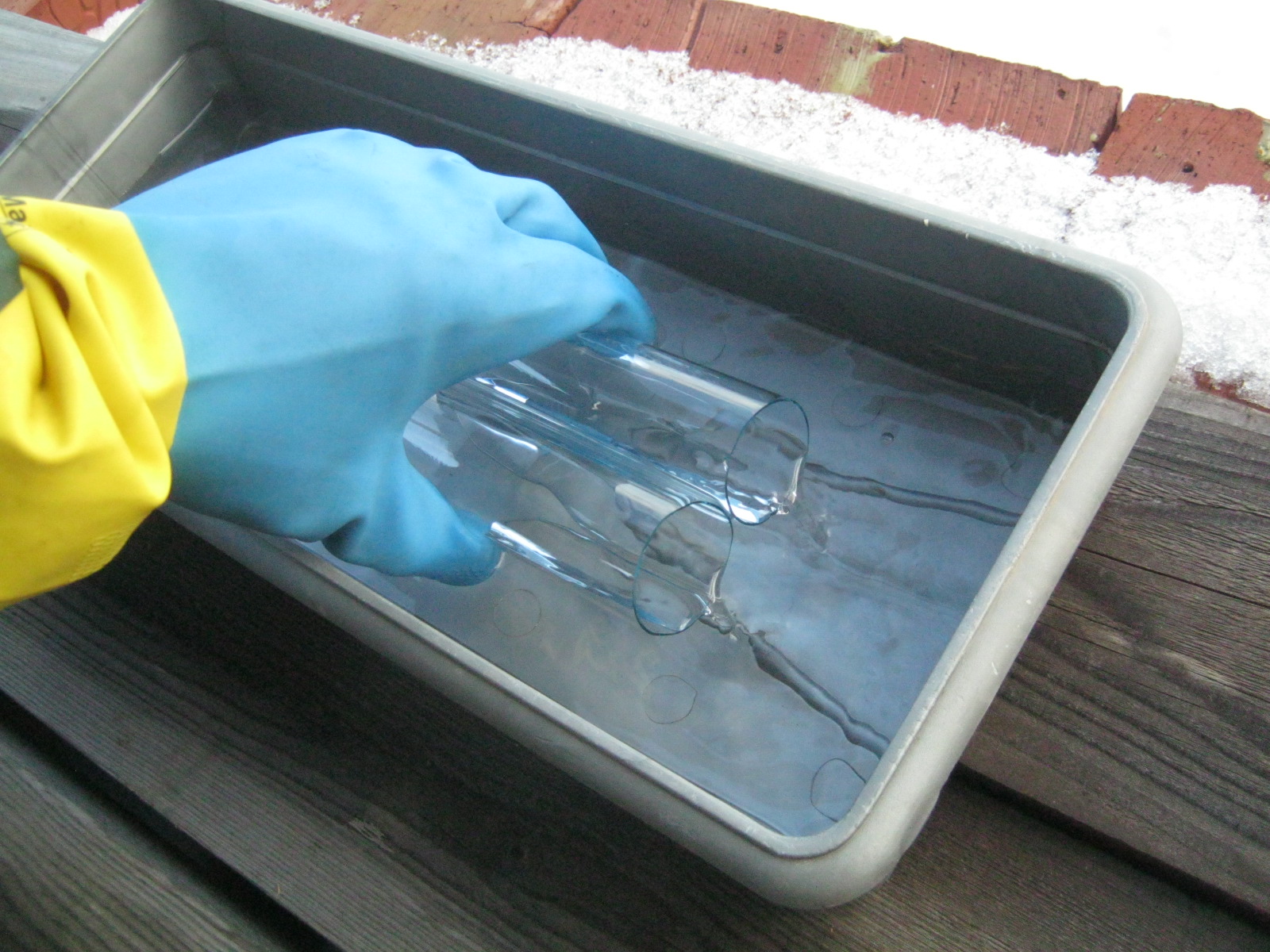 Любительское электровакуумное дело. Освоение стекла от крупных ЛДС Т12 - 10