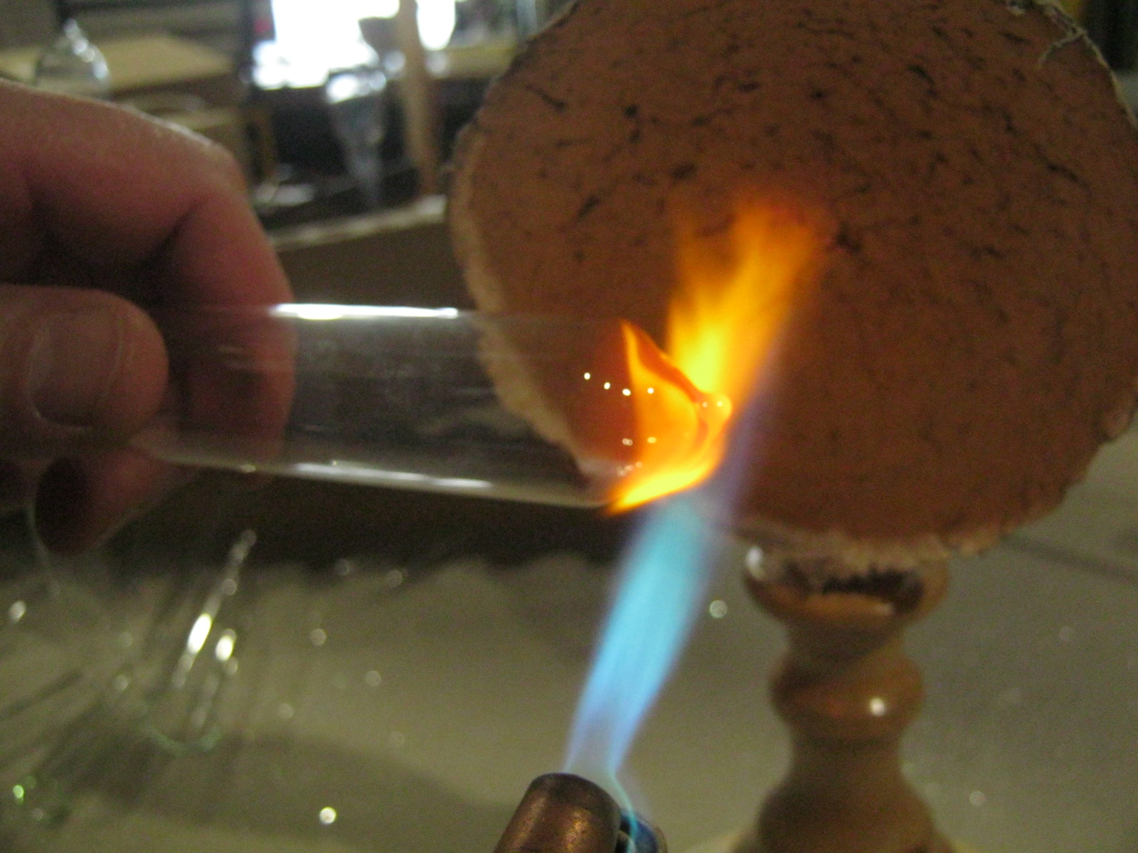 Любительское электровакуумное дело. Освоение стекла от крупных ЛДС Т12 - 21