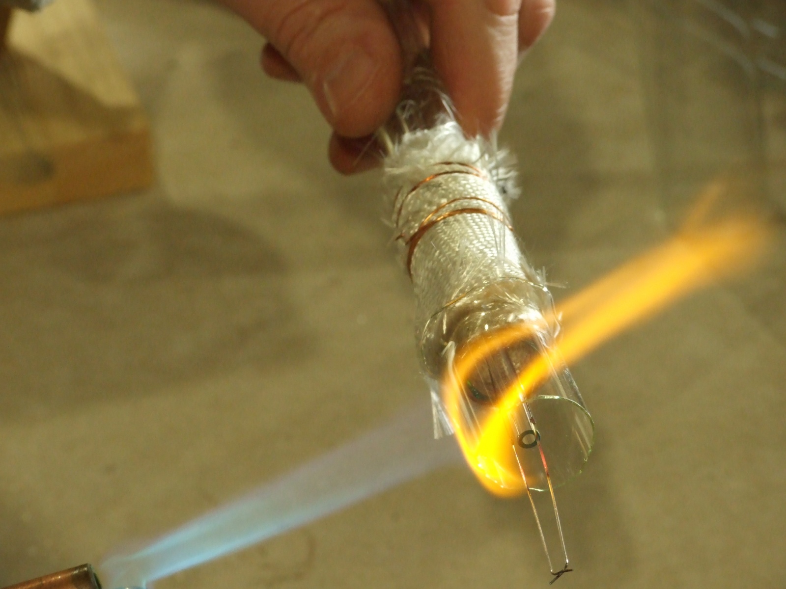 Любительское электровакуумное дело. Освоение стекла от крупных ЛДС Т12 - 29