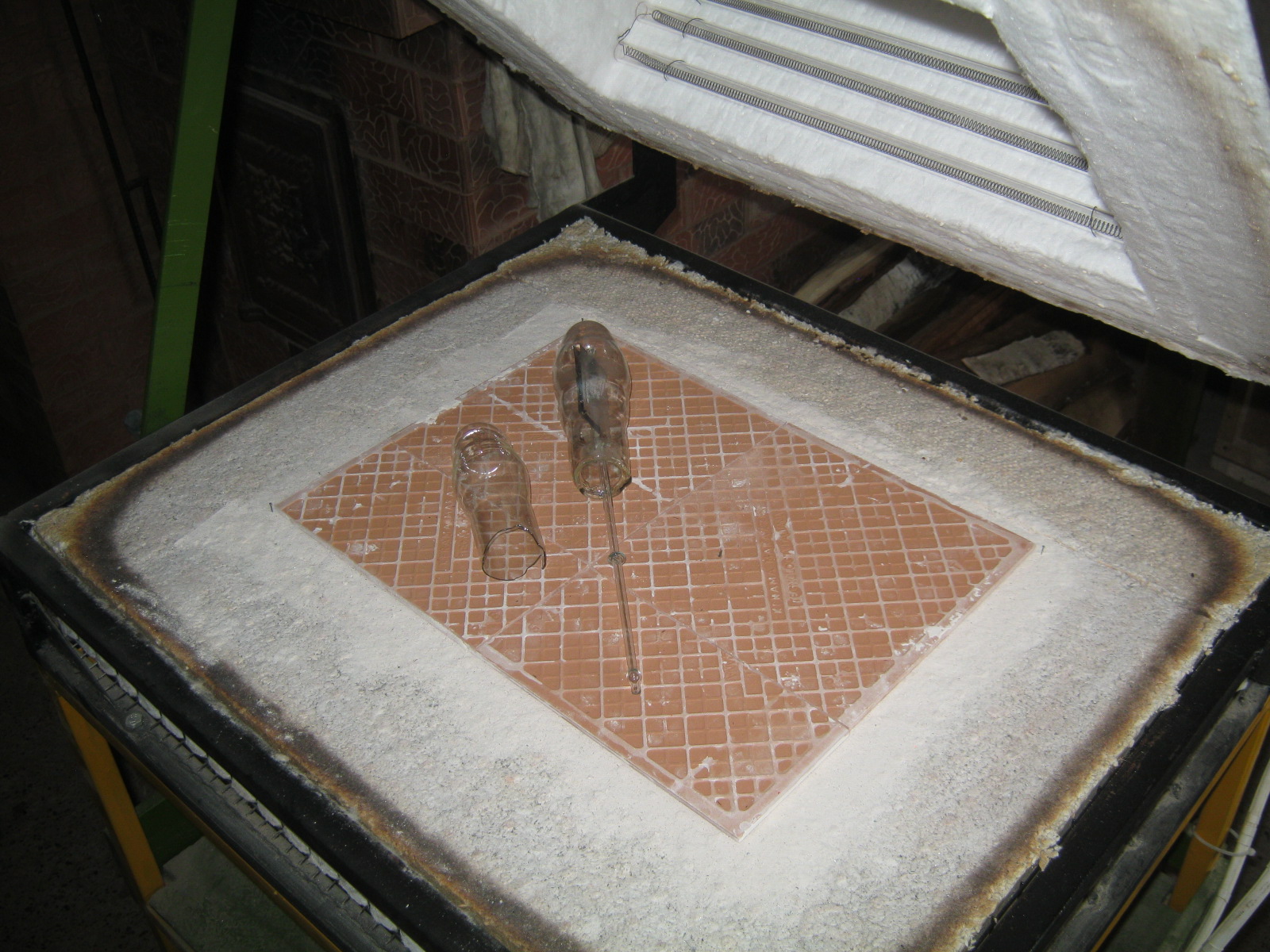 Любительское электровакуумное дело. Освоение стекла от крупных ЛДС Т12 - 40