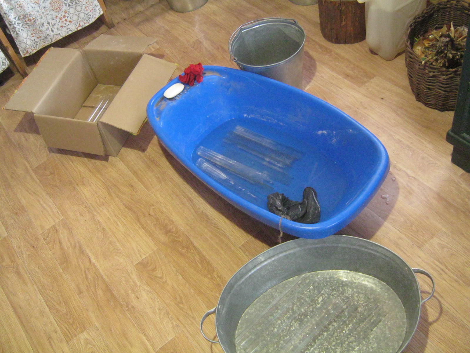 Любительское электровакуумное дело. Освоение стекла от крупных ЛДС Т12 - 7