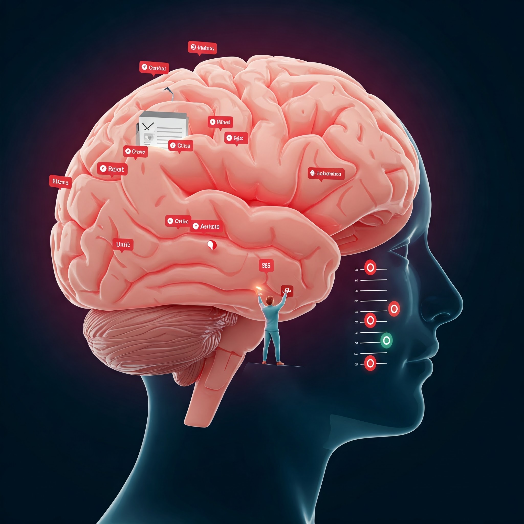 Нотификации перегружают мозг