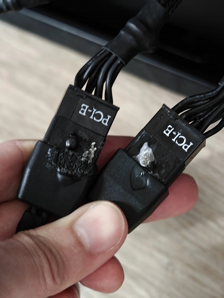 GeForce RTX 5080 спалила переходник питания, но сама осталась целой. Возможно, проблема в старом блоке питания