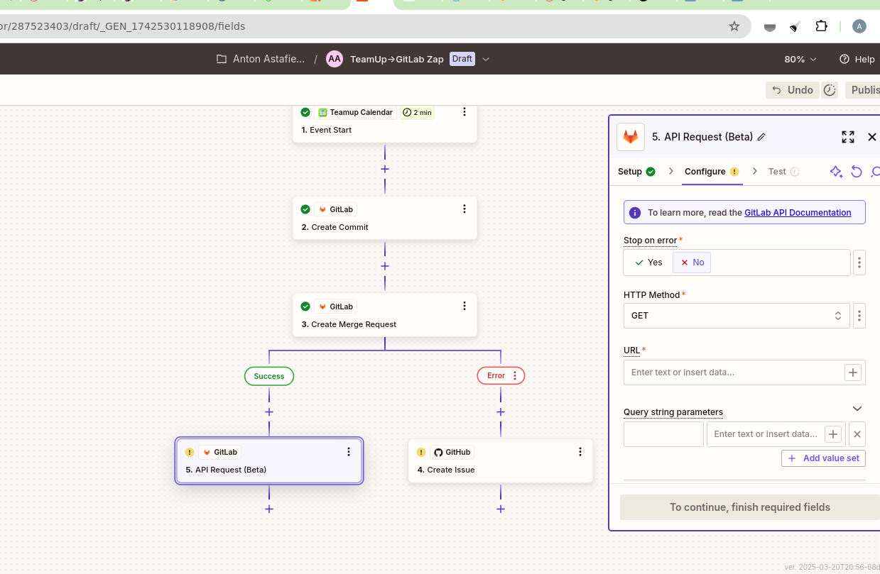 Коммит в Гитлаб из Запьер