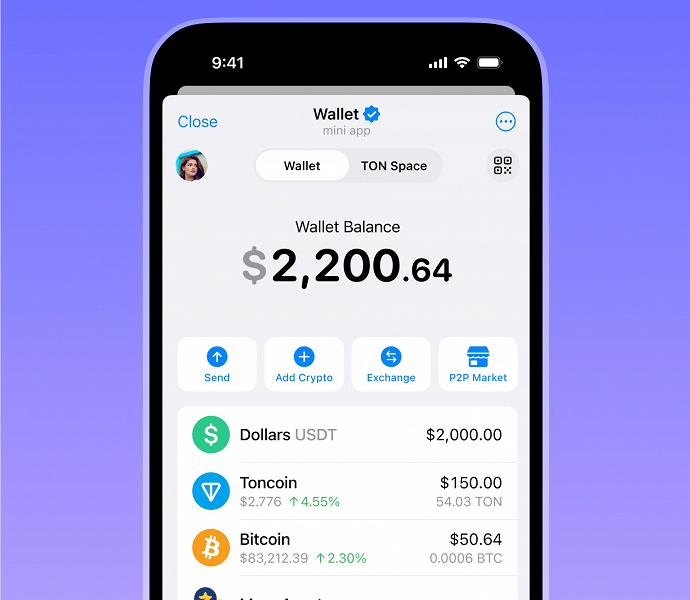 В Telegram Wallet появилась поддержка Ethereum, Solana, Dogecoin и других популярных криптовалют - 1 В Telegram Wallet появилась поддержка Ethereum, Solana, Dogecoin и других популярных криптовалют