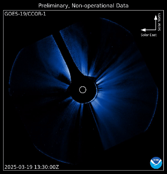 Опубликованы наблюдения солнечного телескопа CCOR-1: прогноз геомагнитных бурь теперь доступен за трое суток