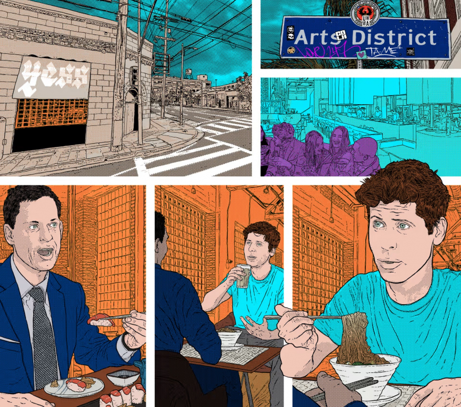 За ужином в Арт-квартале Лос-Анджелеса в ноябре 2023 года миллиардер Питер Тиль предупреждает главу OpenAI Сэма Альтмана