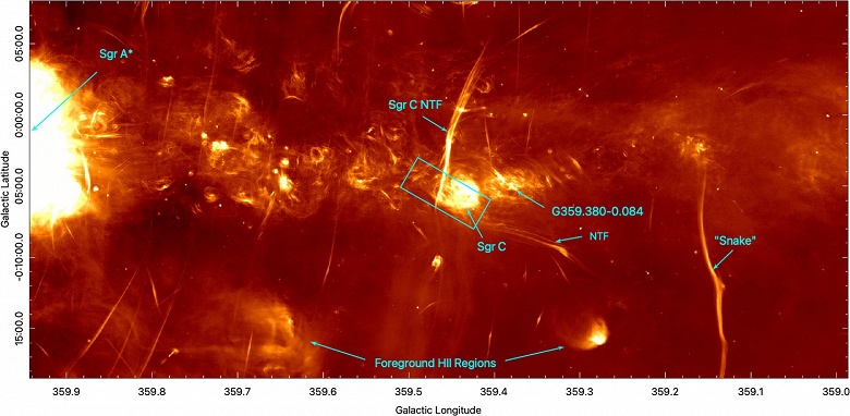 Магнитные поля как барьеры: &laquo;Джеймс Уэбб&raquo; объяснил загадку звездообразования в сердце галактики