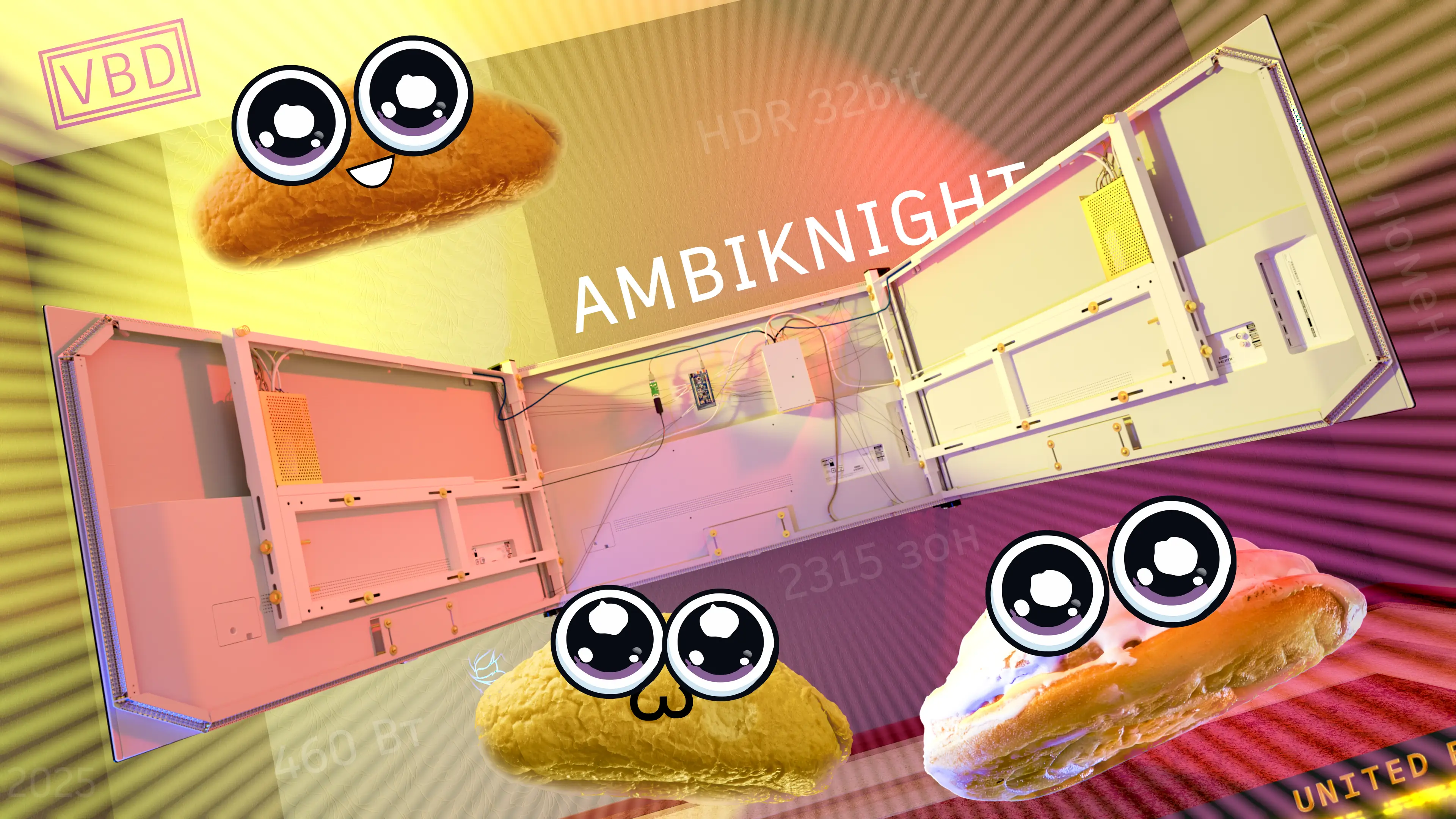 Ядерная подсветка для механической видеостены - 105