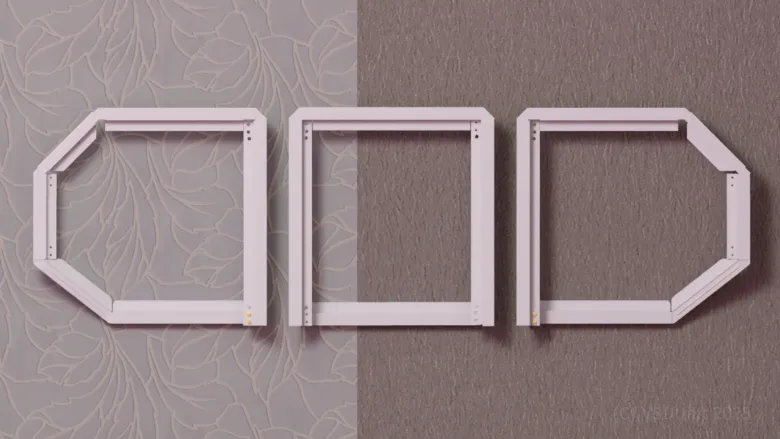 На первый взгляд, всё просто - но нет, рамы не лежат в одной плоскости, и это порождает массу проблем