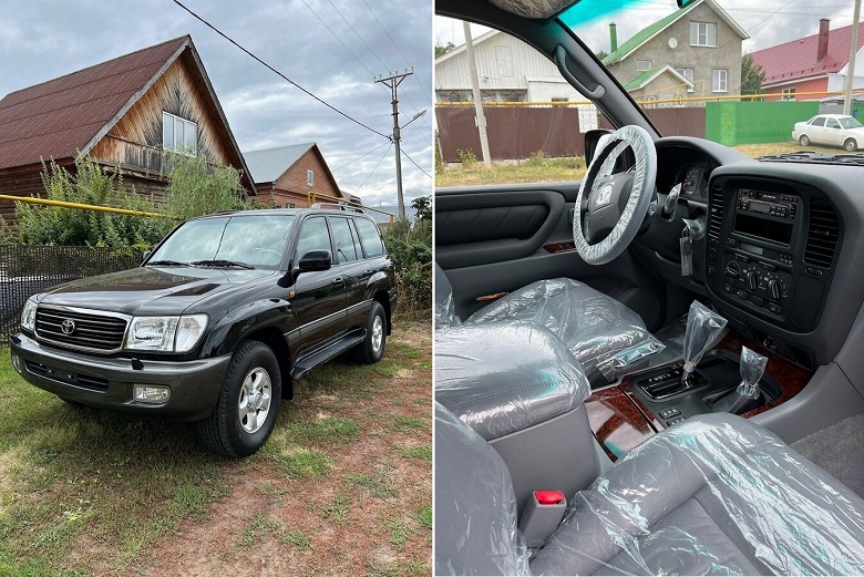 Единственный в России абсолютно новый Toyota Land Cruiser 100 пытаются продать — цена растёт
