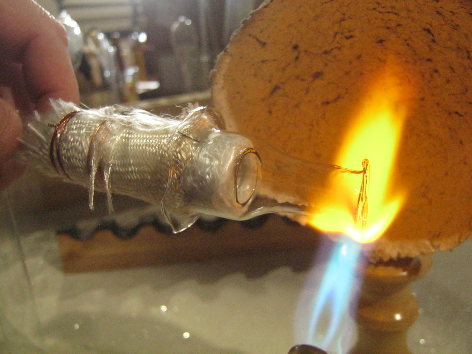 Изготовление простой газоразрядной лампы с распыляемым Ti геттером - 16 Изготовление простой газоразрядной лампы с распыляемым Ti геттером - 16