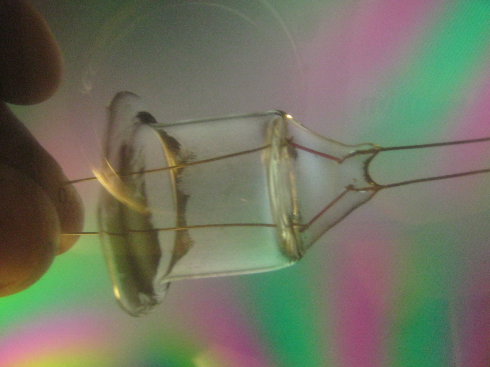 Изготовление простой газоразрядной лампы с распыляемым Ti геттером - 23 Изготовление простой газоразрядной лампы с распыляемым Ti геттером - 23