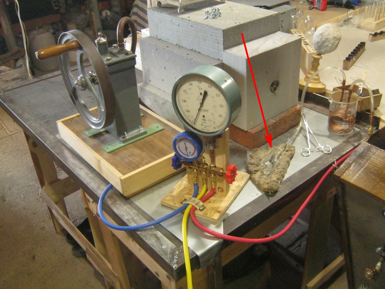 Изготовление простой газоразрядной лампы с распыляемым Ti геттером - 34 Изготовление простой газоразрядной лампы с распыляемым Ti геттером - 34