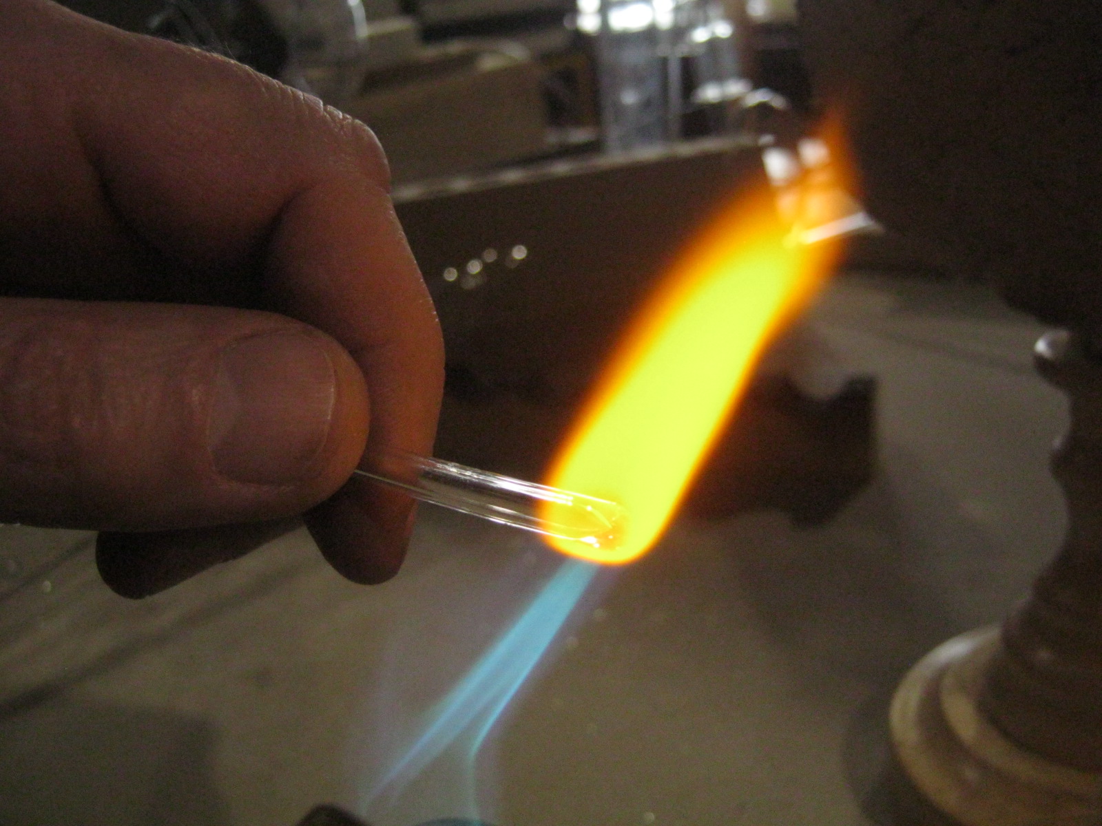 Изготовление простой газоразрядной лампы с распыляемым Ti геттером - 8 Изготовление простой газоразрядной лампы с распыляемым Ti геттером - 8