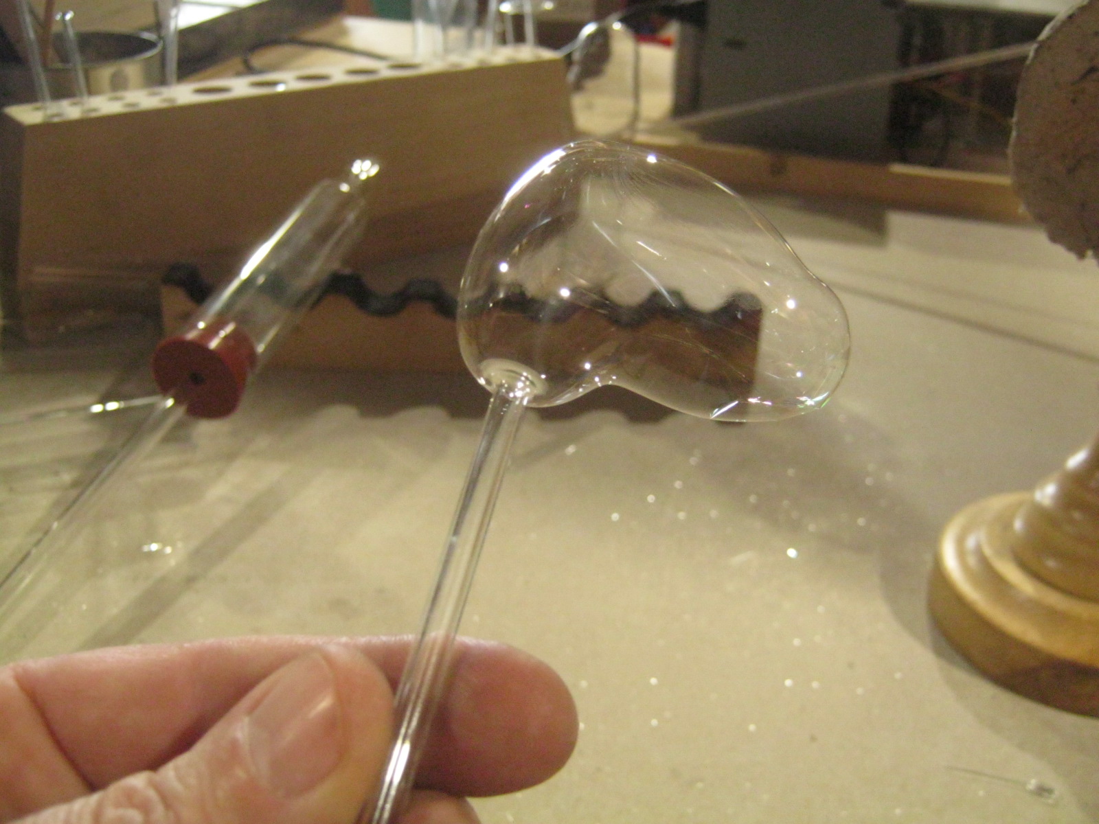 Изготовление простой газоразрядной лампы с распыляемым Ti геттером - 9 Изготовление простой газоразрядной лампы с распыляемым Ti геттером - 9